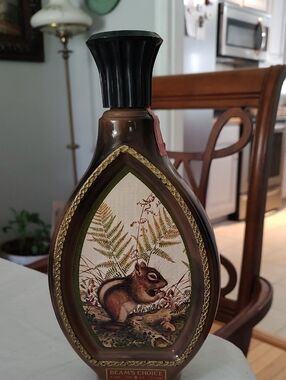 Beam's Choice Brown Chipmunk Decorative Decanter